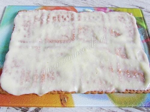 Торт из печенья с заварным кремом. 06 Торт из печенья с заварным кремом. 06