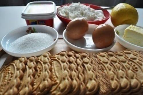 Домашний чизкейк. Ингредиенты: 01 Домашний чизкейк. Ингредиенты: 01