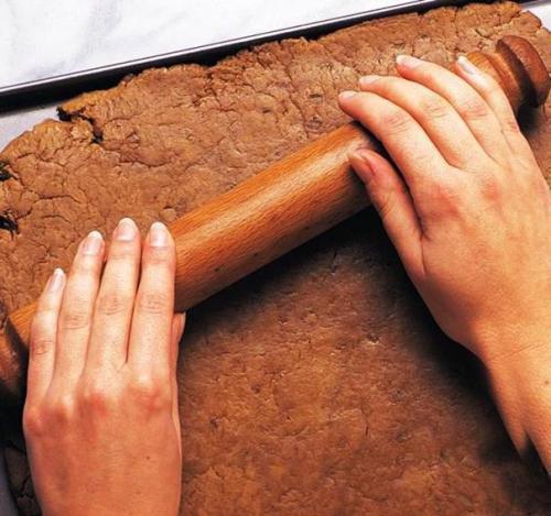 Новогоднее печенье Снежинки из Шоколада. 02 Новогоднее печенье Снежинки из Шоколада. 02