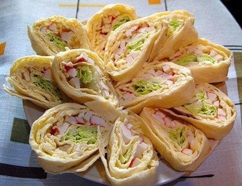 Закуски из лаваша. 02