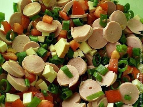 Салат Баварский.  Ингредиенты: 05