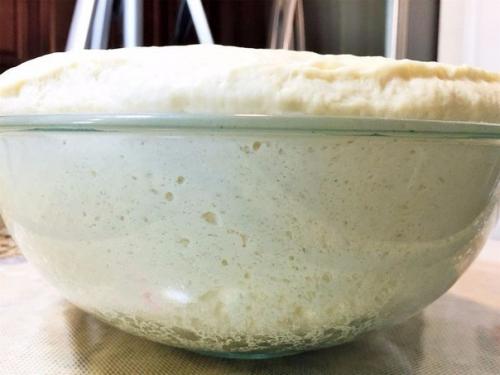 Тесто как пух.