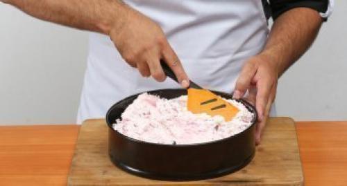 Творожно - ягодный торт (без выпечки. 03 Творожно - ягодный торт (без выпечки. 03