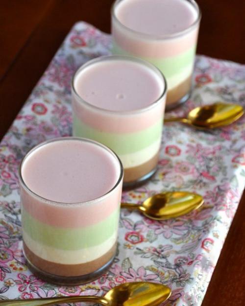 Десерт радуга. Просто какой-то вкус детства - сметанное желе с разными вкусами! 01 Десерт радуга. Просто какой-то вкус детства - сметанное желе с разными вкусами! 01