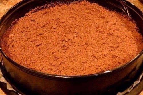 Шоколадно - творожный пирог. 07