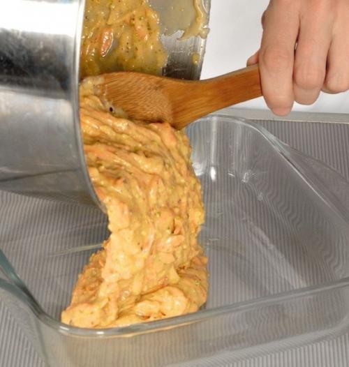 Морковный кекс с грецкими орехами. 05