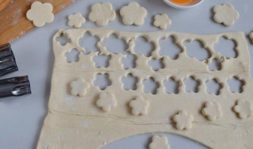 Слоеный пирог с семгой. 03