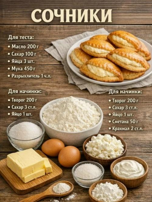 Топ 4 идеи для выпечки из творога. 01