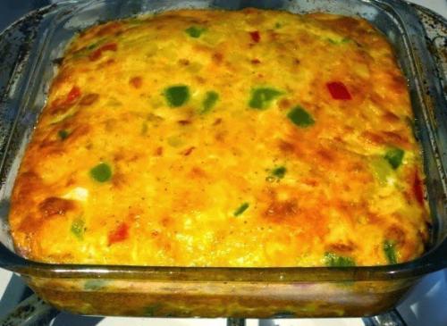 Омлет по - денверски, запеченный в духовке. 08 Омлет по - денверски, запеченный в духовке. 08