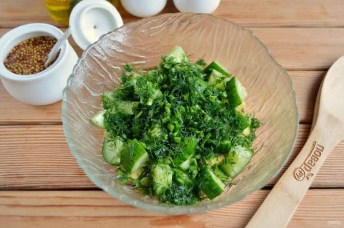 Весенний салат с авокадо и огурцом. 04 Весенний салат с авокадо и огурцом. 04