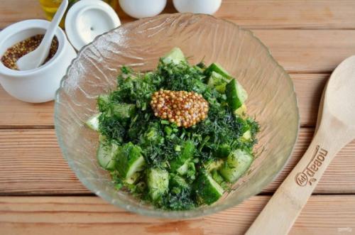 Весенний салат с авокадо и огурцом. 05 Весенний салат с авокадо и огурцом. 05