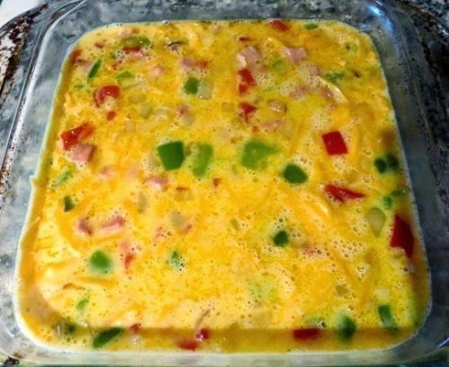 Омлет по - денверски, запеченный в духовке. 07 Омлет по - денверски, запеченный в духовке. 07