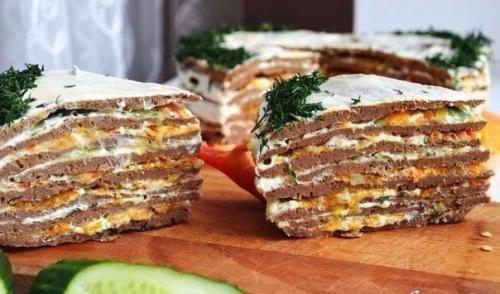 Печеночный торт Освежающий. Печеночный торт Освежающий.