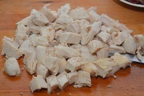 Салат Николь с куриной грудкой. 01