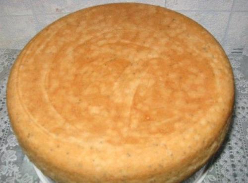 Бисквит в мультиварке.  Ингредиенты для одного коржа: 01