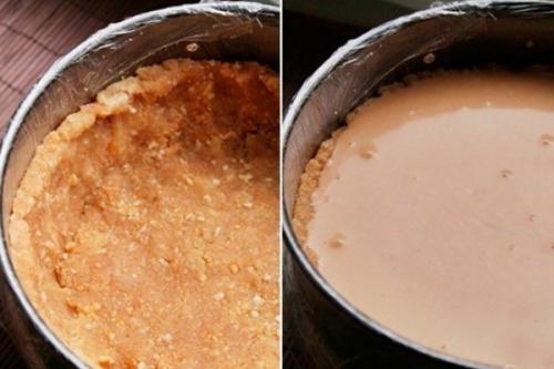 Чизкейк без выпечки со сгущенкой. 04 Чизкейк без выпечки со сгущенкой. 04