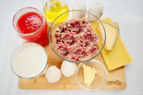 Лазанья классическая с мясом. 01