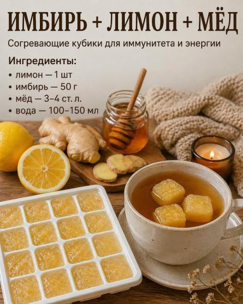 Витаминные согревающие кубики для чая. 01