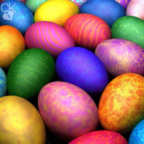 Как красить яйца к пасхе.