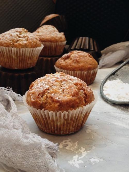 Яблочные кексы с корицей. Яблочные кексы с корицей.