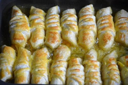 Слойки с мандаринами в карамельном сиропе. 07 Слойки с мандаринами в карамельном сиропе. 07