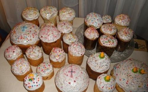 Кулич пасхальный.  Ингредиенты: 07