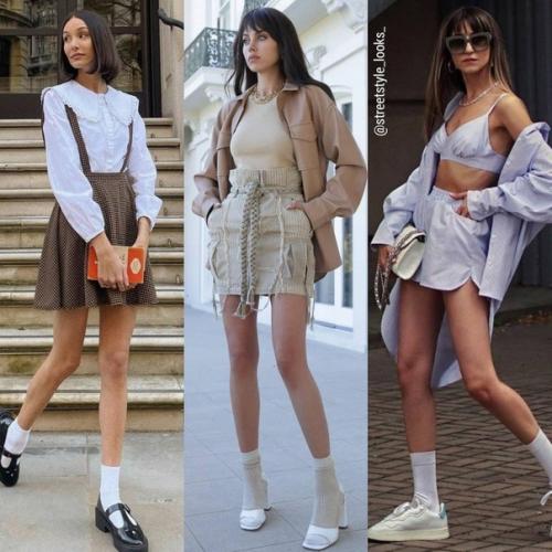 Как стильно носить носочки в своём ежедневном образе! 07