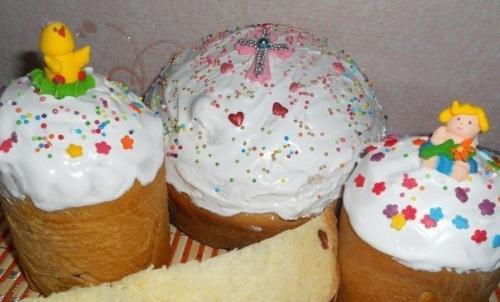 Кулич пасхальный.  Ингредиенты: