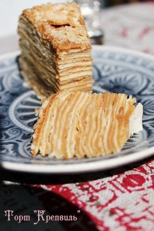 Торт Kрепвиль.   Время приготовления: 80 мин.
