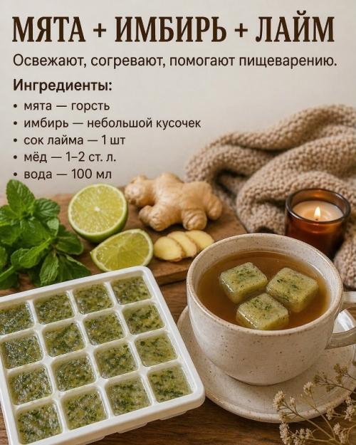 Витаминные согревающие кубики для чая. 02
