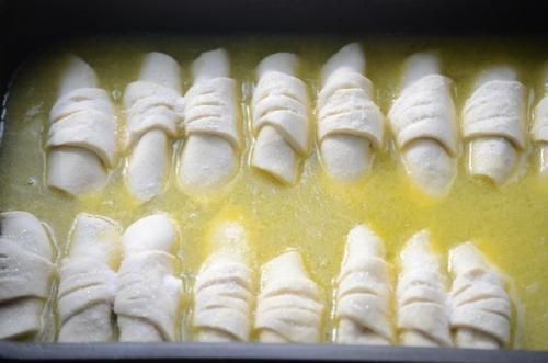 Слойки с мандаринами в карамельном сиропе. 06 Слойки с мандаринами в карамельном сиропе. 06