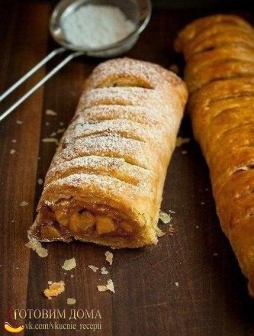 Яблочный штрудель. Ингредиенты: