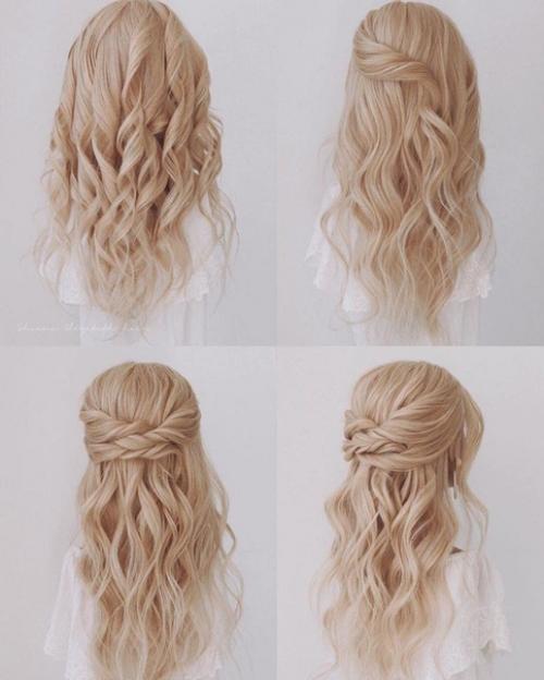 Самые нежные прически, которые подойдут как на свадьбу, выпускной или просто на торжество. 03