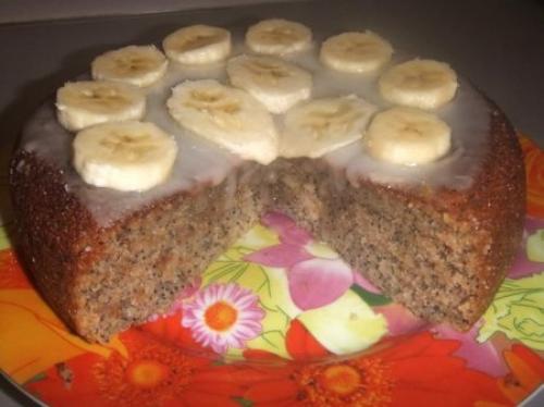 Бананово - маковый кекс в мультиварке. Бананово - маковый кекс в мультиварке.