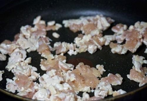 Шампиньоны с курицей и сыром. 02