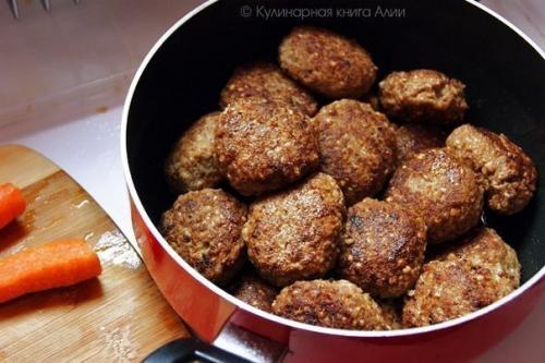 Ефтели с гречневой крупой. 06