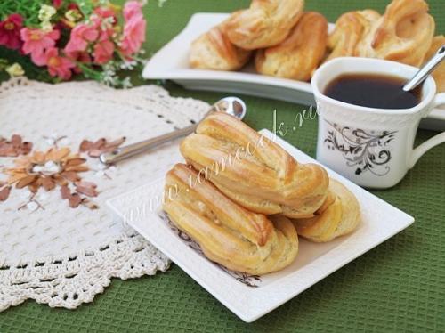 Эклеры со сгущёнкой. | Школа красоты