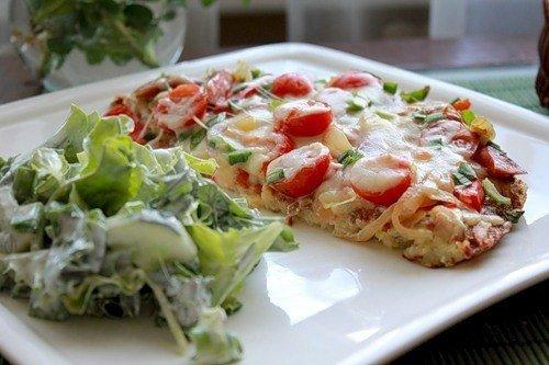 Картофельная пицца на ужин. Картофельная пицца на ужин.