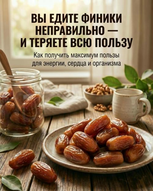 Большинство людей едят финики как обычную сладость. 
