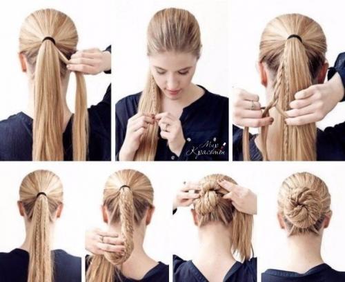 Самые актуальные прически этого сезона в фото - уроках. 09