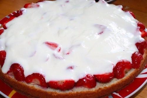 Торт Клубника.  Ингредиенты: 09