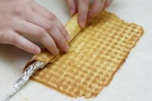 Домашние вафли.  Ингредиенты: 04