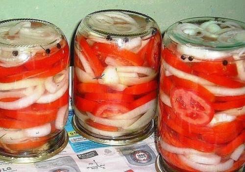 Закуска из помидоров с луком к шашлыку! Закуска из помидоров с луком к шашлыку!