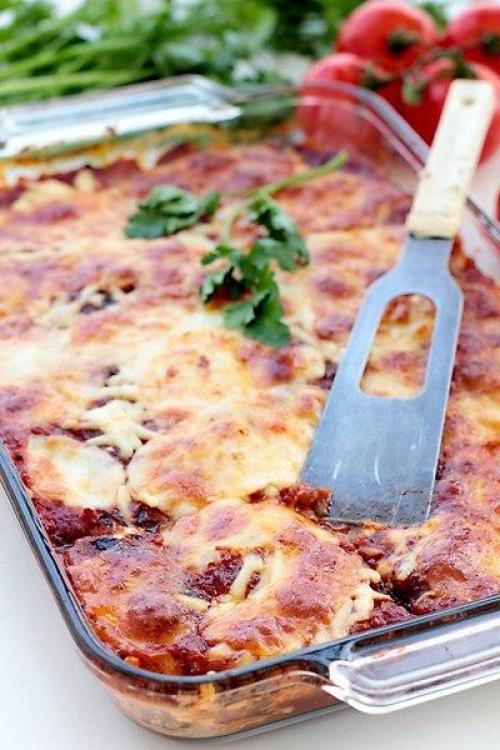 Баклажановая лазанья.

