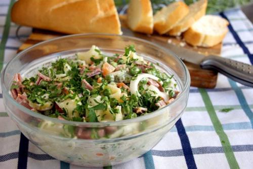 Салат Датский.  Нам понадобится: