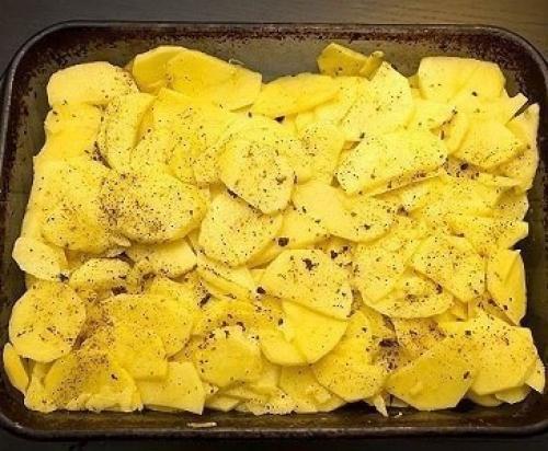 Запеканка из картофеля с курицей. 02 Запеканка из картофеля с курицей. 02