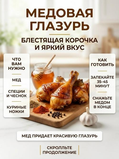 Куриные ножки можно сделать совершенно разными по вкусу, если менять маринад и глазурь. 02