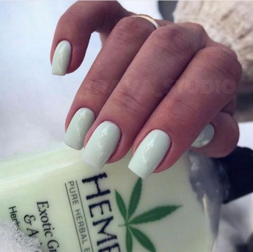 Маникюр с минималистическим дизайном всегда об элегантности образа говорит. 06