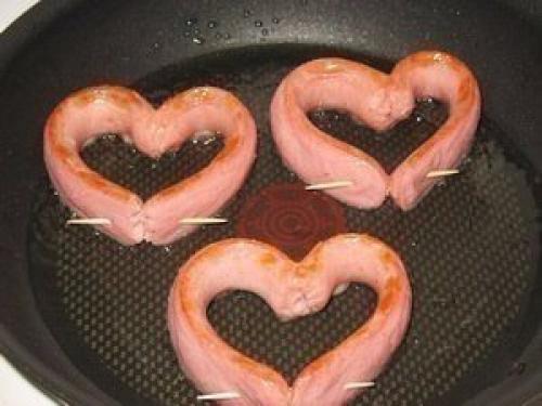 Яичница Сердце к завтраку. 03