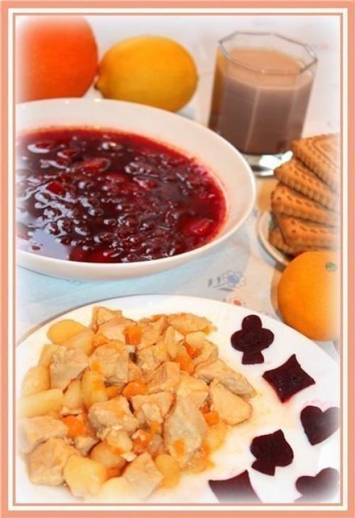 Солянка с колбасой и курицей. 09